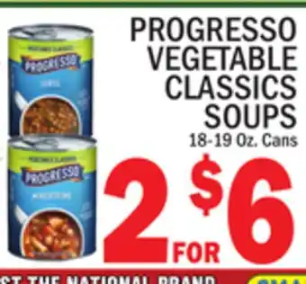 C Town Progresso vegetable classics soups offer