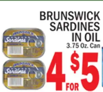 C Town Brunswick sardines in oil offer