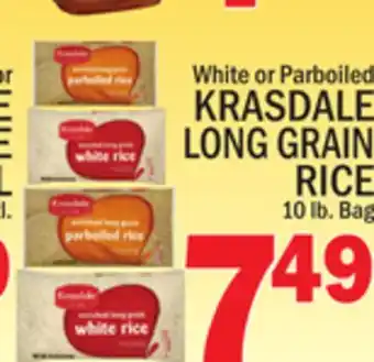 C Town Krasdale long grain rice offer