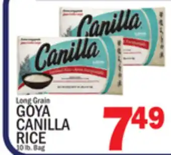 C Town Goya canilla rice offer