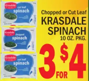 C Town Krasdale spinach offer