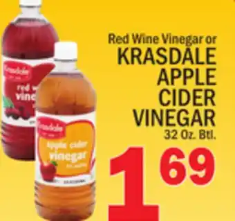 C Town Krasdale apple cider vinegar offer