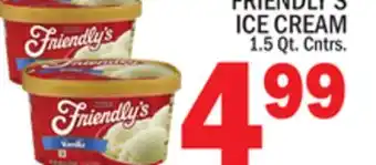 C Town Friendly's ice cream offer