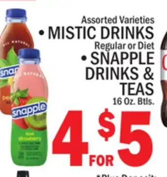 C Town Mistic drinks offer