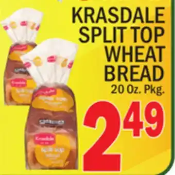 C Town Krasdale split top wheat bread offer