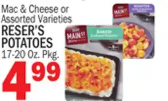 C Town Reser's potatoes offer