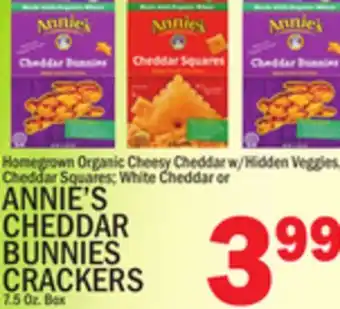 C Town Annie's cheddar bunnies crackers offer