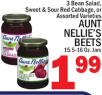 C Town Aunt nellie's beets offer