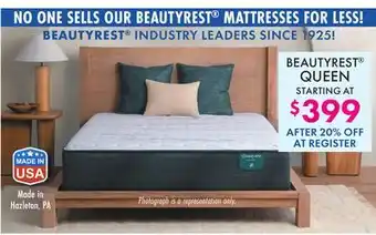 Boscov's Beautyrest queen offer