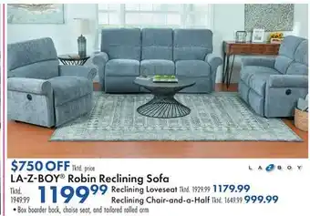 Boscov's La-z-boy robin reclining sofa offer