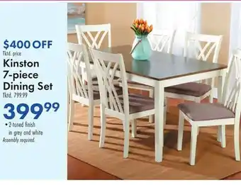 Boscov's Kinston 7-piece dining set offer