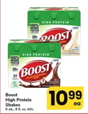 ACME Boost high protein shakes offer