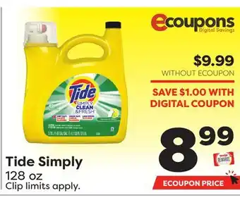 Weis Markets Tide simply offer