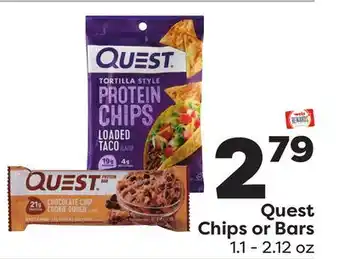 Weis Markets Quest chips or bars offer