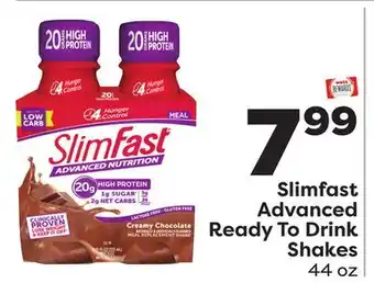Weis Markets Slimfast advanced ready to drink shakes offer