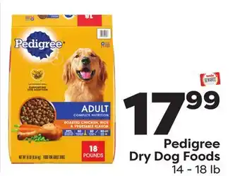 Weis Markets Pedigree dry dog foods offer