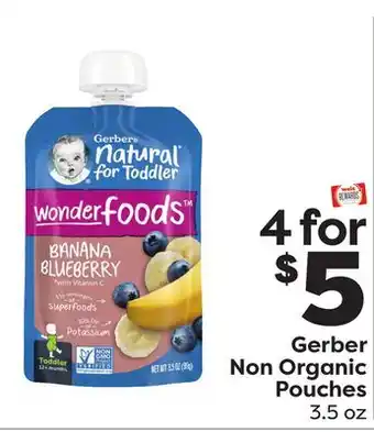 Weis Markets Gerber non organic pouches offer