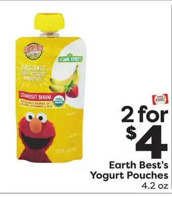 Weis Markets Earth best's yogurt pouches offer