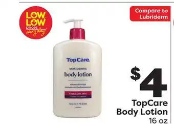 Weis Markets Topcare body lotion offer