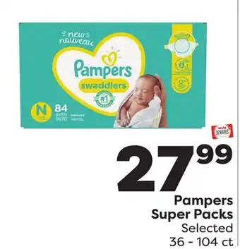 Weis Markets Pampers super packs offer