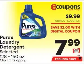 Weis Markets Purex laundry detergent offer