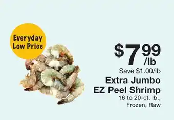 Fairway Store Market Extra jumbo ez peel shrimp offer