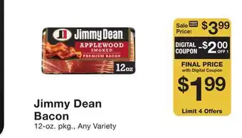 Fairway Store Market Jimmy dean bacon offer