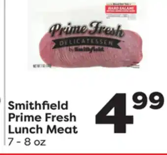 Weis Markets Smithfield prime fresh lunch meat offer