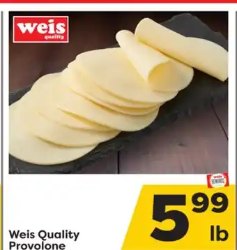 Weis Markets Weis quality provolone offer