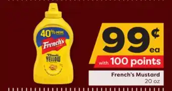 Weis Markets French's mustard offer