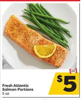 Weis Markets Fresh atlantic salmon portions offer