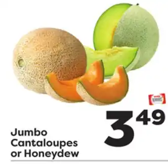 Weis Markets Jumbo cantaloupes or honeydew offer