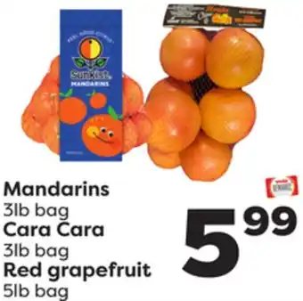 Weis Markets Mandarins 3lb bag cara cara 3lb bag red grapefruit 5lb bag offer