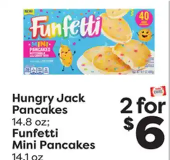 Weis Markets Hungry jack pancakes 14.8 oz funfetti mini pancakes 14.1 oz offer