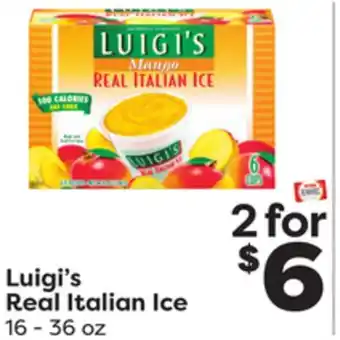 Weis Markets Luigi's real italian ice offer