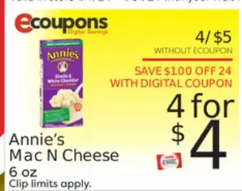 Weis Markets Annie's mac n cheese offer