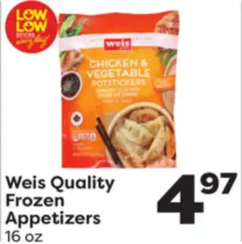 Weis Markets Weis quality frozen appetizers offer