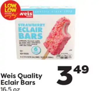 Weis Markets Weis quality eclair bars offer