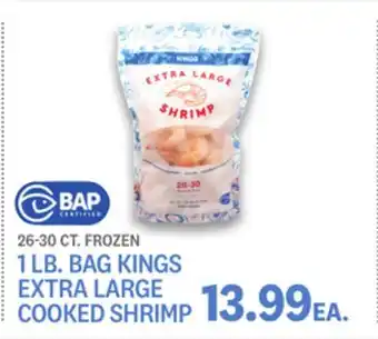Kings Food Markets Kings extra large cooked shrimp offer