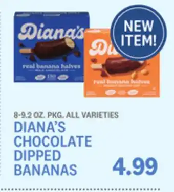 Kings Food Markets Diana's chocolate dipped bananas offer