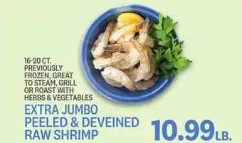 Kings Food Markets Extra jumbo peeled & deveined raw shrimp offer