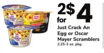 ACME Just crack an egg or oscar mayer scramblers offer