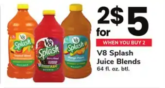 ACME V8 splash juice blends offer