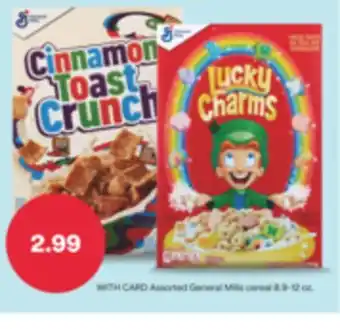 CVS Assorted general mills cereal 8.9-12 oz offer