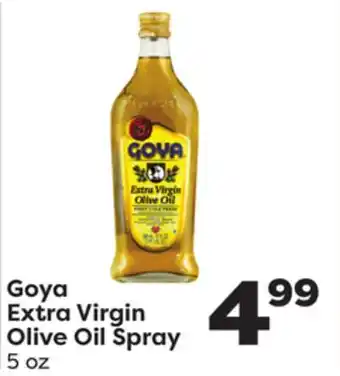 Weis Markets Goya extra virgin olive oil spray offer
