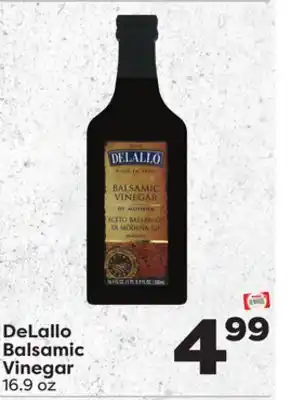 Weis Markets Delallo balsamic vinegar offer