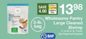 The Fresh Grocer Large cleaned shrimp offer