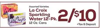 DeCicco & Sons La croix sparkling water offer