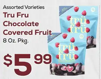 DeCicco & Sons Tru fru chocolate covered fruit offer