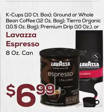 DeCicco & Sons Lavazza espresso 8 oz. can offer